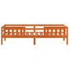 vidaXL Letto senza Materasso Marrone Cera 90x200 cm Legno di Pino