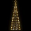 vidaXL Albero di Natale a LED 550 LED Bianco Caldo 300 cm