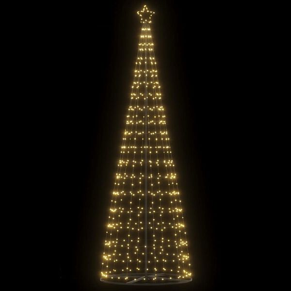 vidaXL Albero di Natale a LED 550 LED Bianco Caldo 300 cm