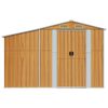 vidaXL Capanno Giardino Marrone Chiaro 277x279x179 cm Acciaio Zincato