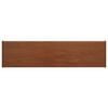 vidaXL Soglia della Finestra Legno Marrone 60 x 25 x 4,5 cm PVC