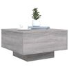 vidaXL Tavolino da Salotto Grigio Sonoma 55x55x31 cm Legno Multistrato