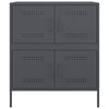 vidaXL Credenza Antracite 68x39x79 cm in Acciaio