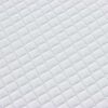 vidaXL Topper per materasso Bianco 120 x 200 cm Tessuto Jacquard