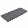 vidaXL Tappetini Autoadesivi per Scale 15 pz 65x24,5x3,5 cm Grigio