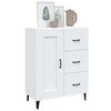 vidaXL Credenza Bianca 69,5x34x90 cm in Legno Multistrato