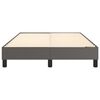 vidaXL Struttura Letto a Rete a Molle Grigio 120x200 cm in Similpelle