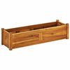 vidaXL Letto Rialzato da Giardino in Legno di Acacia 100x30x25 cm