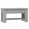 vidaXL Tavolino da Salotto Grigio Sonoma 101x49x52cm Legno Multistrato