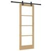 vidaXL Porta scorrevole Naturale 73,5 x 198,5 cm