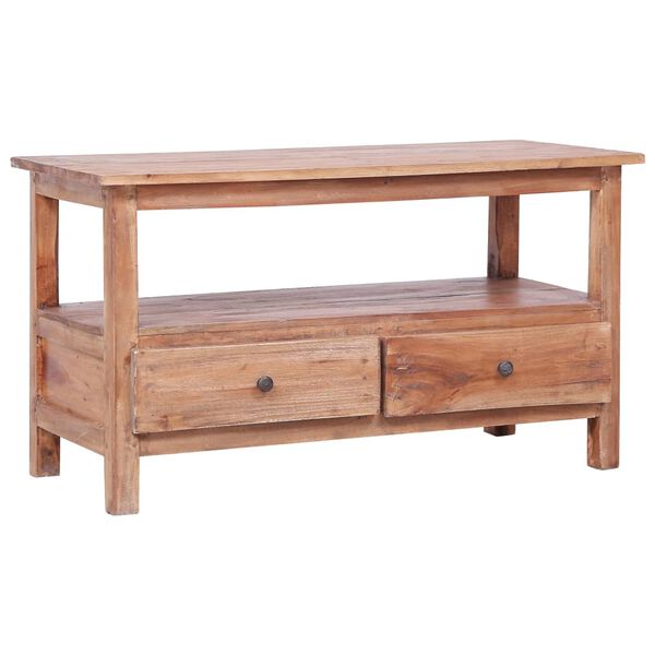 vidaXL Mobile Porta TV 90x40x50 cm in Legno Massello di Recupero