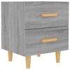 vidaXL Comodino Grigio Sonoma 40x35x47,5 cm