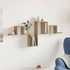 vidaXL Scaffale da parete rovere artigianale 104.5 x 10 x 43 cm