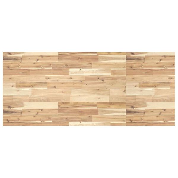vidaXL Piano Tavolo Rettangolare 140x60x2cm Legno Massello di Acacia