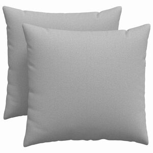 vidaXL Cuscini da Divano 2 pcs Grigio Nuvola 50 x 50 cm Tessuto