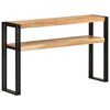 vidaXL Tavolo Consolle 120x30x75 cm in Legno Massello di Acacia