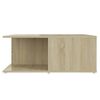vidaXL Tavolino da Salotto Rovere Sonoma 80x80x31 cm Legno Multistrato