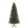 vidaXL Albero di Natale artificiale con 300 LED Verde 240 cm PE e PVC