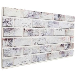 vidaXL Pannelli da parete 10 pz 100 x 50 cm Grigio Chiaro e Nero