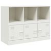 vidaXL Credenza Rosa 99x39x73 cm in Acciaio