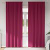vidaXL Tende Blackout con Anelli 2 pcs Rosso Vino 245 x 140 cm