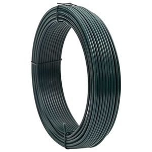 vidaXL Filo di recinzione Verde 33 m PVC