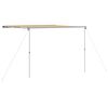 vidaXL Tendalino per Camper e Roulotte 3x3x2,15 m Beige