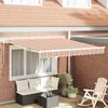 vidaXL Tenda da Sole Multicolore 300 x 250 x 165 cm Poliestere