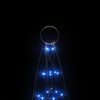 vidaXL Albero di Natale a LED 200 LED Blu 180 cm