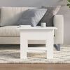 vidaXL Tavolino da Salotto Bianco Lucido 55x55x42 cm Legno Multistrato