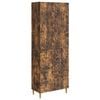vidaXL 2 pcs Rovere Fumo