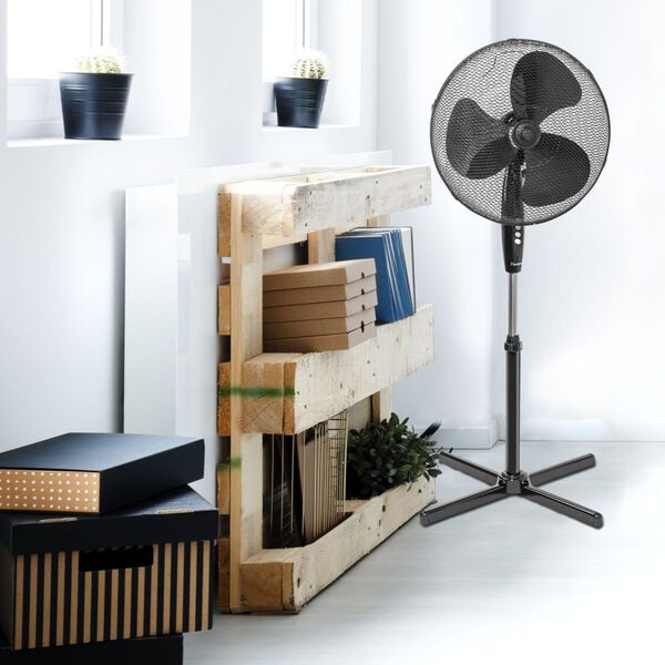Bestron Ventilatore Piedistallo 45 cm 45 W Nero ASV45Z
