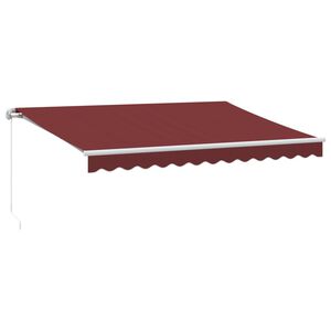 vidaXL Tenda da Sole Retrattile Manuale Bord&ograve; 350x250 cm