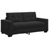 vidaXL Divano Divanetto Nero 180x77x82 cm in Velluto