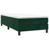 vidaXL Struttura Letto a Rete a Molle Verde Scuro 80x200 cm in Velluto
