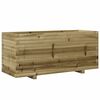 vidaXL Fioriera da Giardino 110x40x49,5 cm in Legno di Pino Impregnato