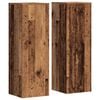 vidaXL Supporti per Piante 2 pz Legno Vecchio 33x33x100 cm Multistrato