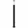 vidaXL Lampada a paletto con presa elettrica 110 cm Acciaio Inox IP44