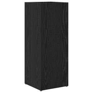 vidaXL Supporto per Ombrellone Rovere Nero 25 x 24,5 x 64 cm