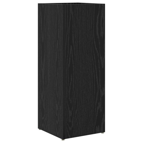 vidaXL Supporto per Ombrellone Rovere Nero 25 x 24,5 x 64 cm