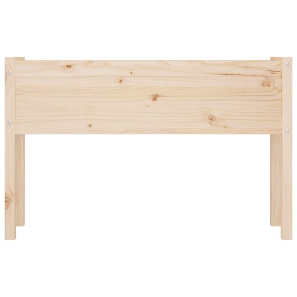 vidaXL Fioriera da Giardino 110x31x70 cm in Legno Massello di Pino