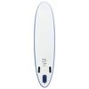 vidaXL Set Tavola da SUP e Surf Gonfiabile Blu e Bianco