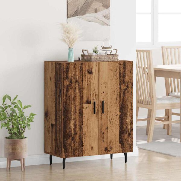 vidaXL Credenza Legno vecchio 69,5 x 34 x 90 cm Legno multistrato