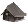 vidaXL Tenda Tipi Marrone Grigio 250 x 250 cm Poliestere e Acciaio