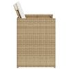 vidaXL Set da Pranzo da Giardino 5 pz con Cuscini Beige in Polyrattan