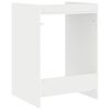 vidaXL Mobiletto per lavatrice Bianco 67,5 x 62 x 97 cm