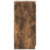 vidaXL Credenza con Cassetti Rovere Fumo 37,5x35x99 cm in Truciolato