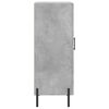 vidaXL Credenza Grigio Cemento 34,5x34x90 cm in Legno Multistrato
