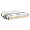 vidaXL Giroletto senza Materasso Rovere Sonoma 180x200cm in Truciolato