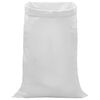 vidaXL Sacchi Intrecciati 50 pz Bianco 100 x 150 cm PP